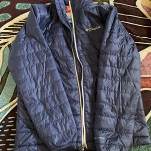 Columbia Omniheat Blue Lightweight Puffer Mens Small